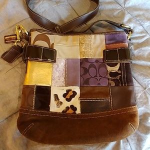 Coach handbag - patchwork design - EUC
